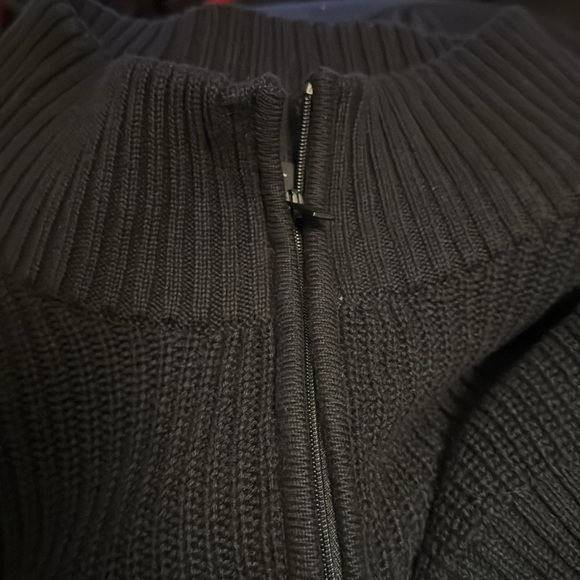 Calvin Klein quarter zip mock neck ribbed cotton men’s sweater Sz XXL - Picture 6 of 6